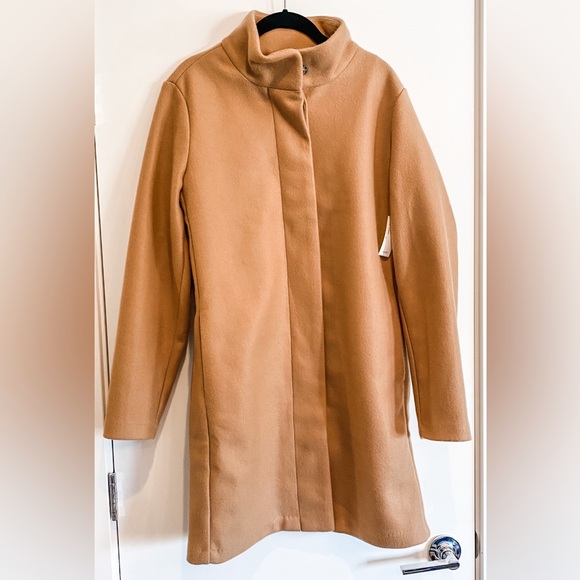 Old Navy Soft-brushed Coat Camel NWT - Picture 1 of 6